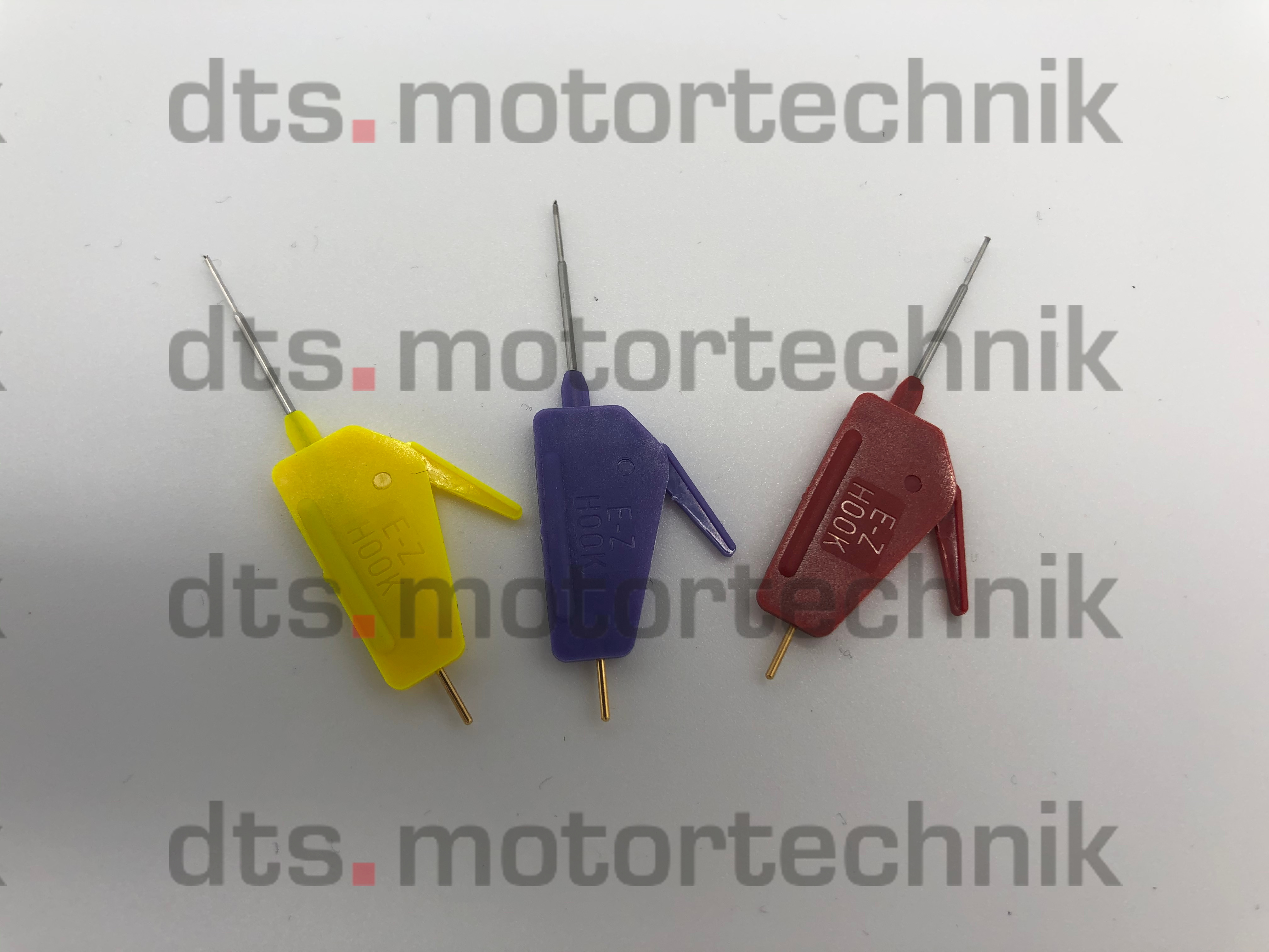 Set of 3 INSULATED MICRO CLAMPS 0.025" FOR DIRECT CONNECTIONS TO CPUs
