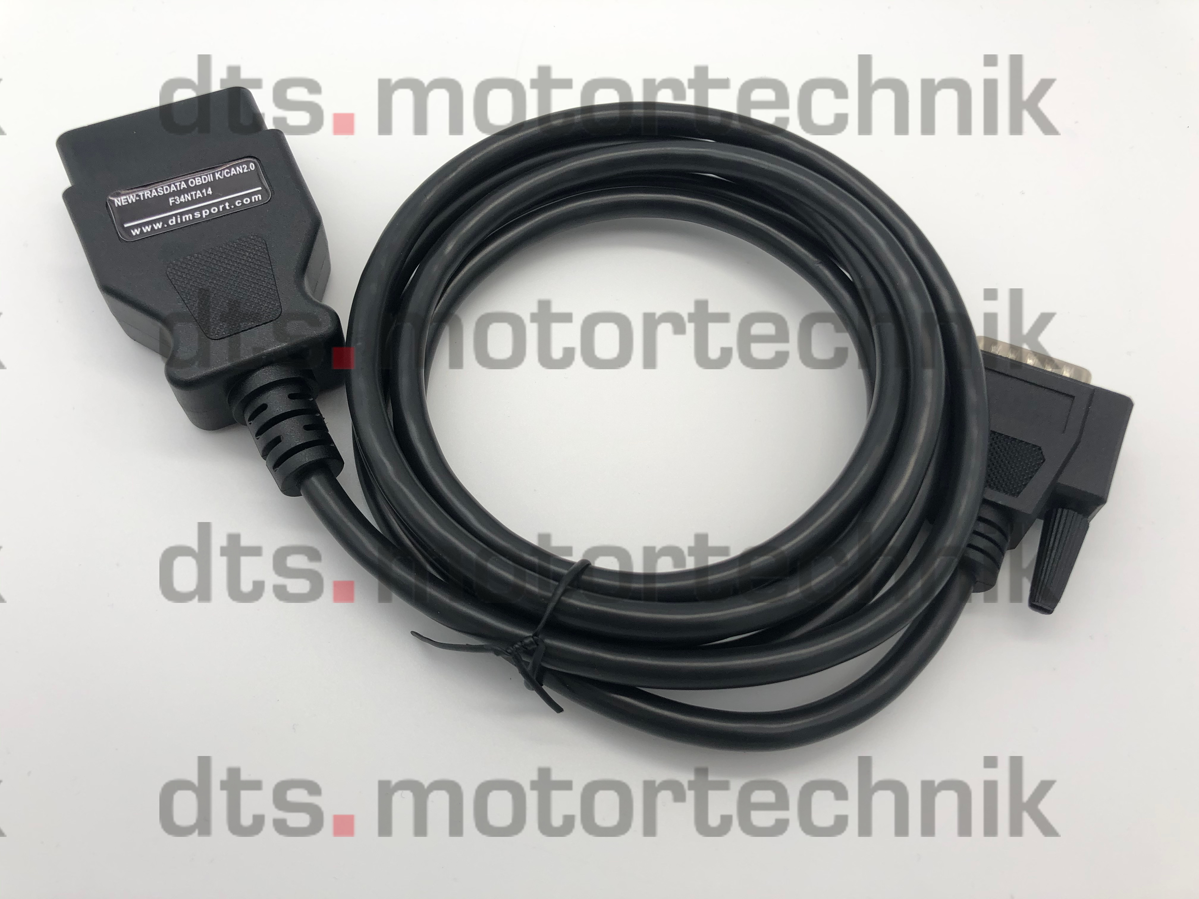 OBDII K/CAN2.0 connector for New Trasdata